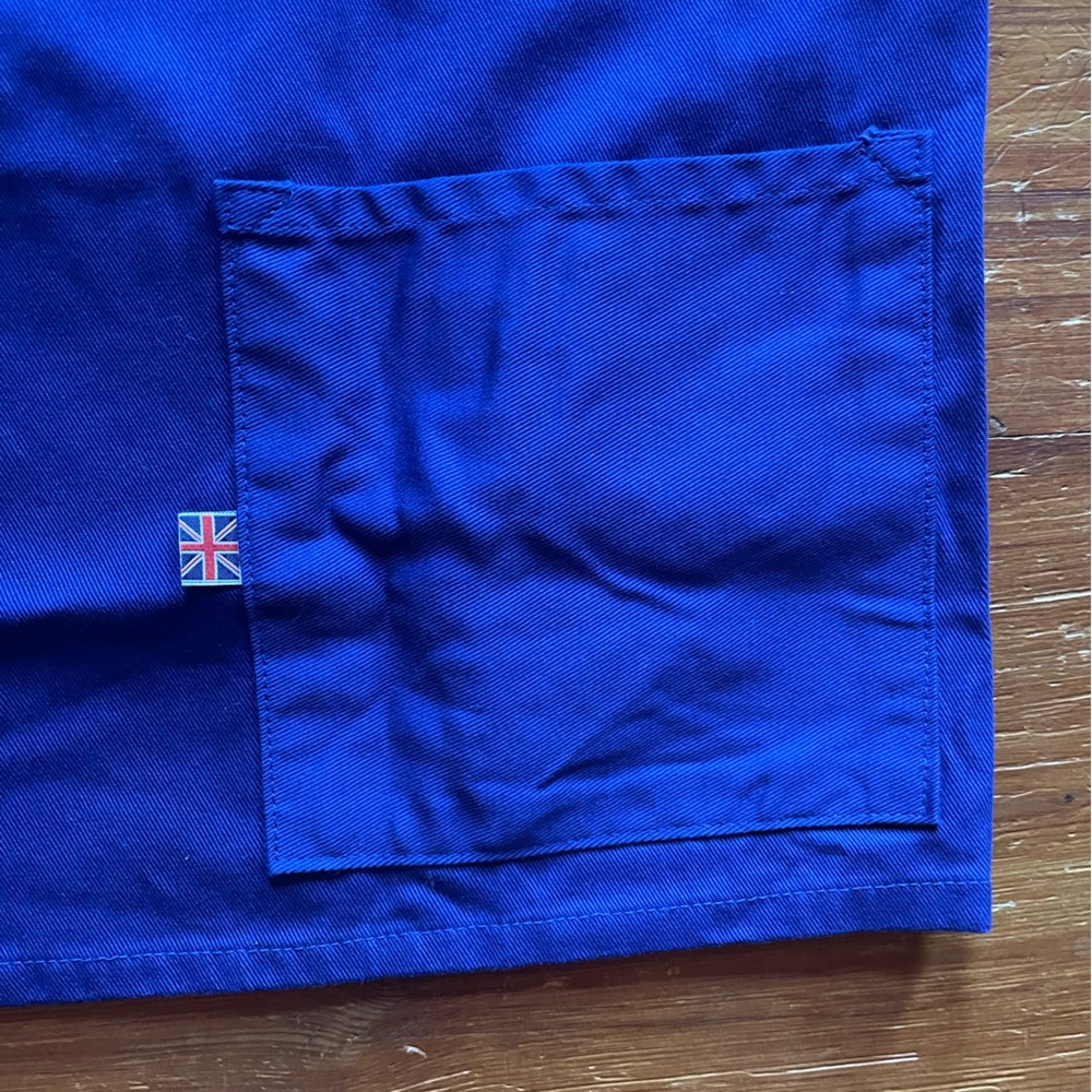 Newlyn Smock. Royal Blue. 100% cotton. - Picture 3 of 9